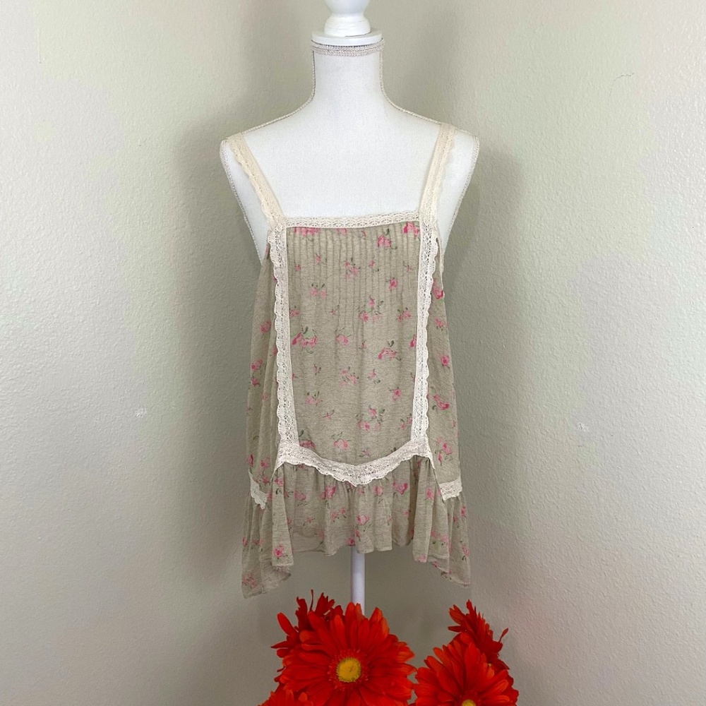 Free People Babydoll Tank Top